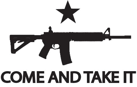 Come and take it decal,2nd amendment sticker decal AR15 gun decal,gun rights 